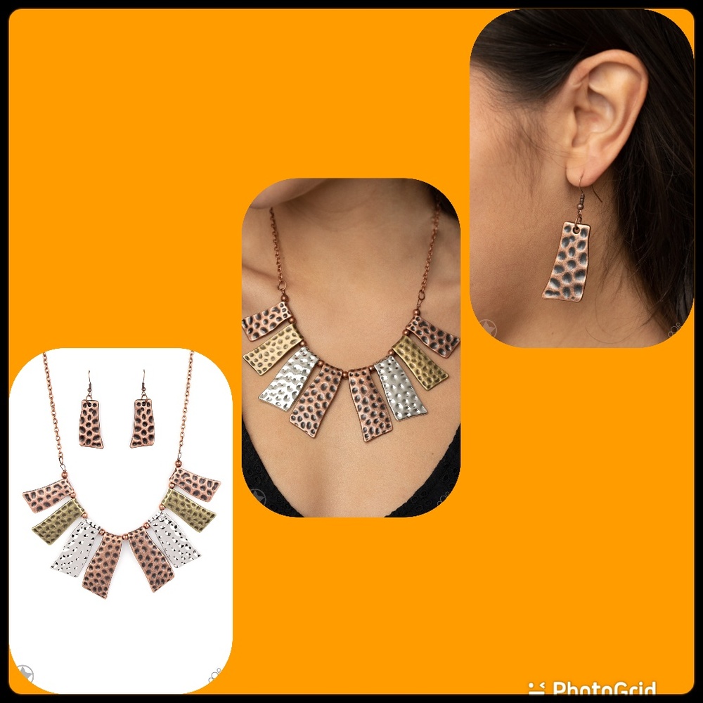 Necklace and earring set